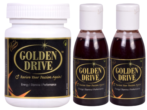 Golden Drive stamina prash 500 gm+Oil (2 Bottle)
